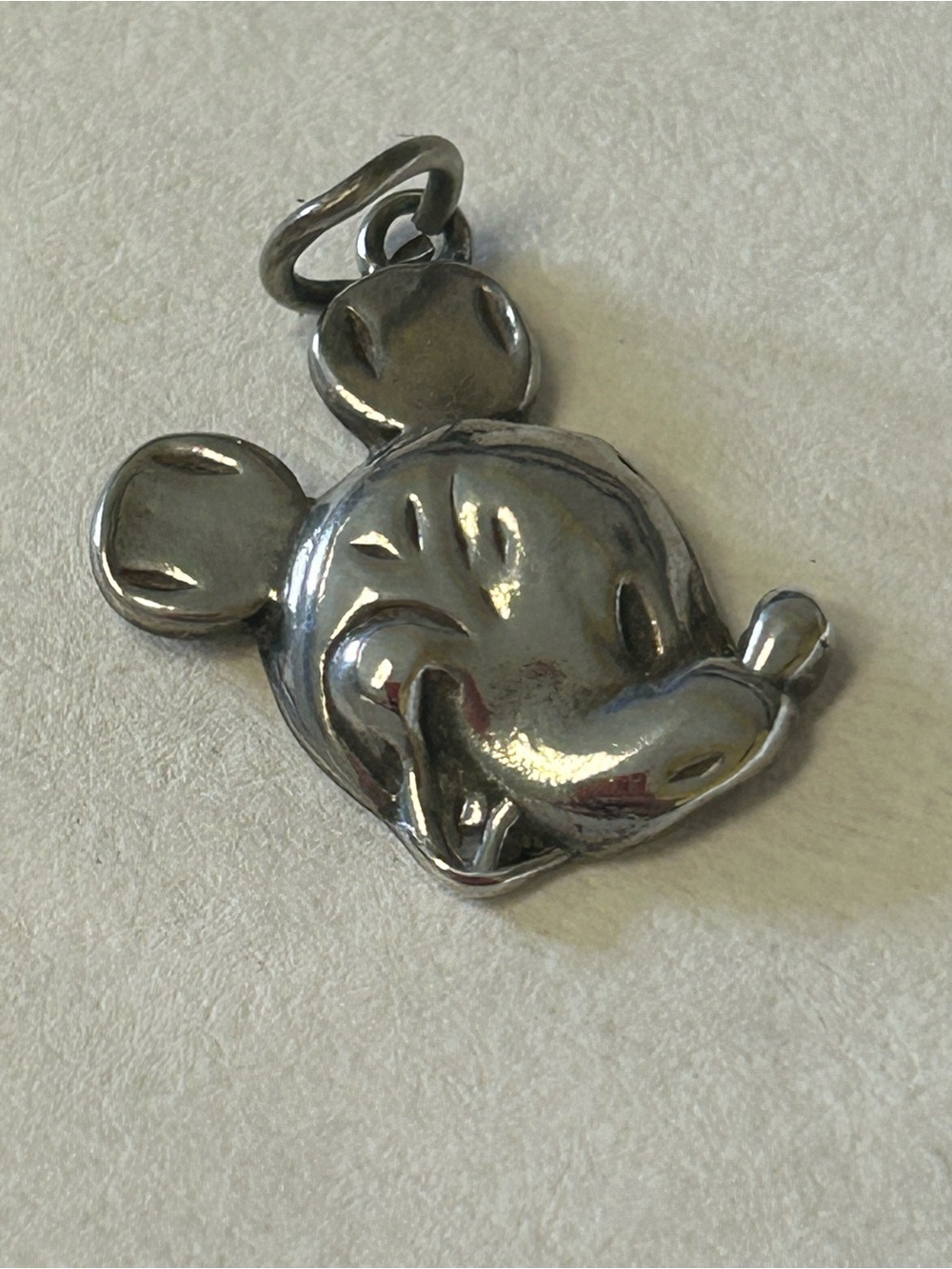 Vintage Silver Mickey Mouse Charm